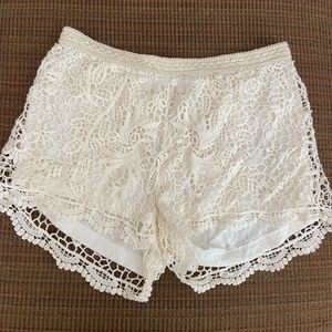 White Shorts